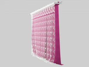 curtain velvet 3D Model