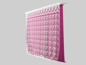 curtain velvet 3D Model