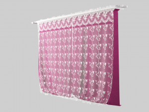 curtain velvet 3D Model