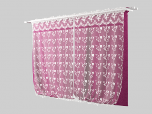 curtain velvet 3D Model