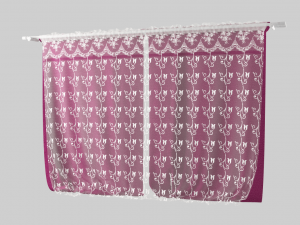 curtain velvet 3D Model