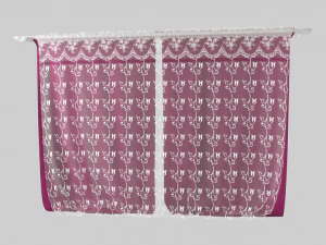 curtain velvet 3D Model