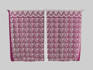 curtain velvet 3D Model