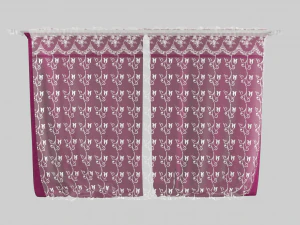 curtain velvet 3D Model
