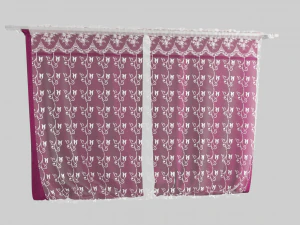 curtain velvet 3D Model