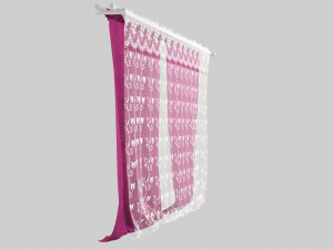 curtain velvet 3D Model