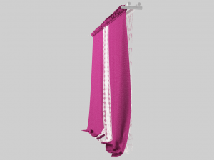 curtain velvet 3D Model