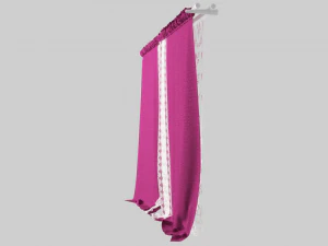 curtain velvet 3D Model