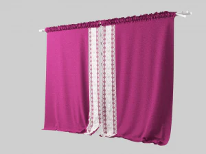 curtain velvet 3D Model
