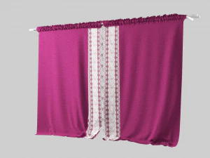 curtain velvet 3D Model