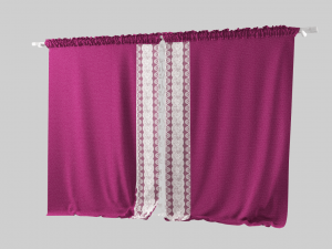 curtain velvet 3D Model