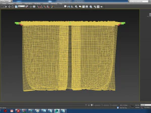 curtain velvet 3D Model