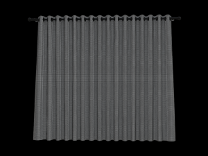 curtain mesh 3D मॉडल