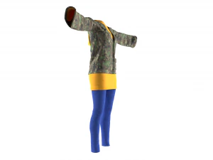 womens clothing model 3D Model