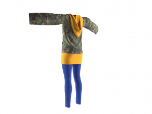 womens clothing model 3D Модель
