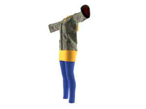 womens clothing model 3D Model