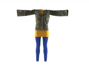 womens clothing model 3D Model