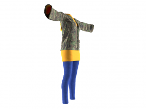 womens clothing model 3D Модель