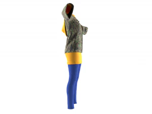 womens clothing model 3D Model