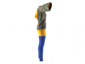 womens clothing model 3D Модель
