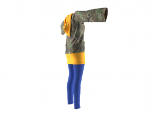 womens clothing model 3D Модель