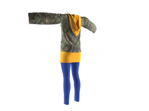 womens clothing model 3D Model
