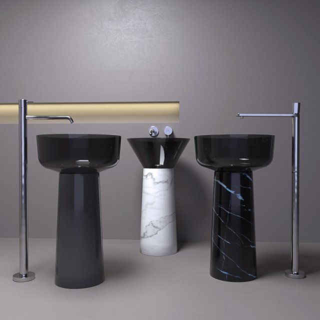 washbasin colombo Modelo 3D .c4d .max .obj .3ds .fbx .stl .blend 
