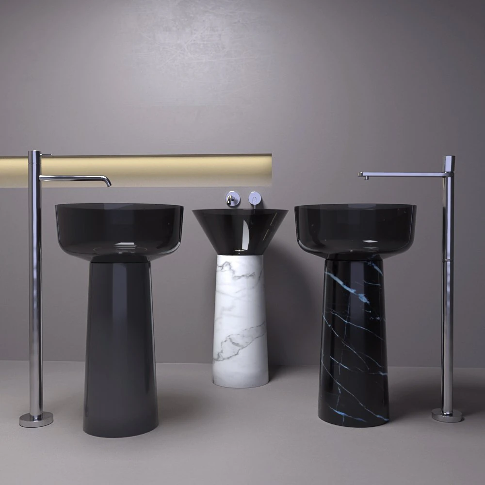 washbasin colombo 3D Model .c4d .max .obj .3ds .fbx .stl .blend 
