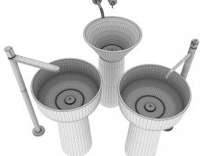 washbasin colombo Modelo 3D