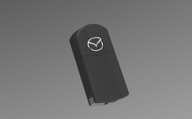 mazda key Model 3D .c4d .max .obj .3ds .fbx .stl .blend 