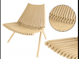 кресло Politura Lotos 3D Модель