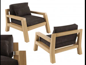 harper eenzitsbank 3D Model