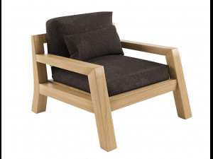 harper sofa single seater Model 3D