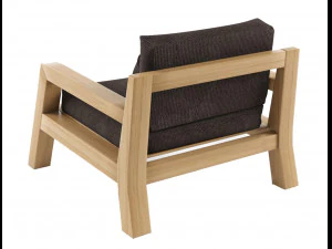 harper sofa single seater 3D Model