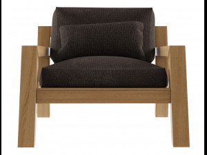 harper sofa single seater Model 3D