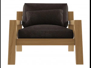 harper sofa single seater 3D Model