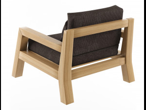 harper sofa single seater Model 3D