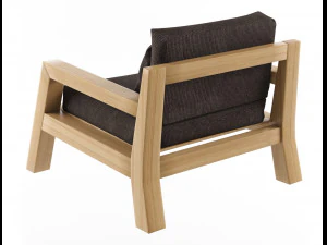 harper sofa single seater 3D Model