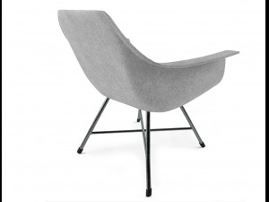 hauteville concrete armchair Modelo 3D