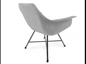 hauteville concrete armchair 3D Model