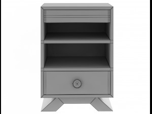 stand wood tv 3D Model