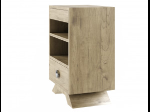 stand wood tv 3D Model