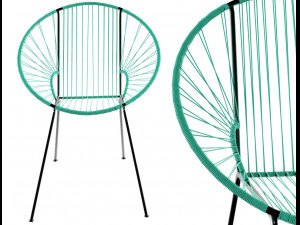 innit concha chair Modelo 3D