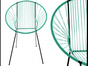 innit concha chair 3D Model