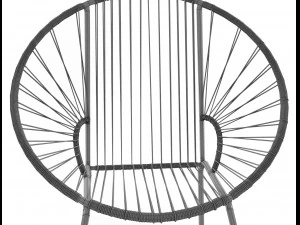 innit concha chair 3D Model