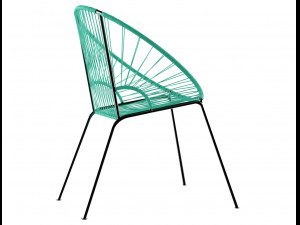 innit concha chair Modelo 3D