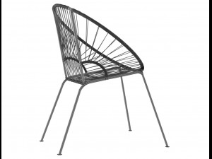 innit concha chair Modelo 3D
