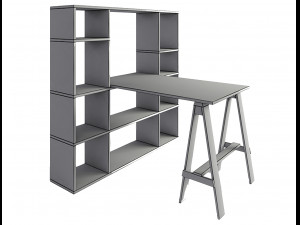 sideboard wood furniture model Modelo 3D