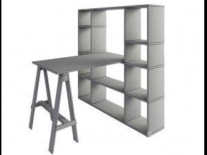 sideboard wood furniture model Modelo 3D