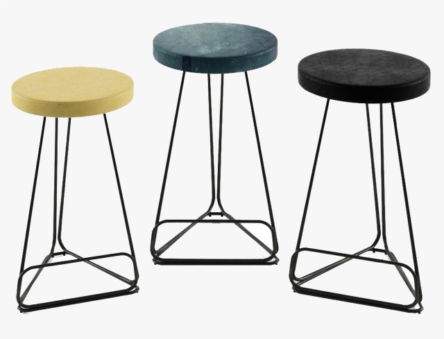 delta counter stool Modelo 3D .c4d .max .obj .3ds .fbx .stl .blend 